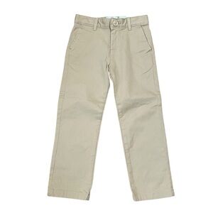 NWT Class Club Boys Modern Fit Adjustable Waist Stretch Chino Khaki Size 4T